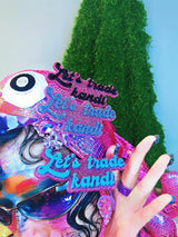 "Let's Trade Kandi" Hair Clip