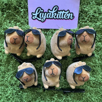 Capybara Hairclips (Set of 6)