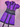 Alternative Fashion Purple Butterfly Dress Qipao Corset Belt