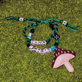 Double Braided Kandi Bracelet with Charms