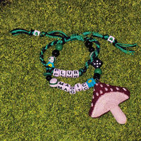 Double Braided Kandi Bracelet with Charms