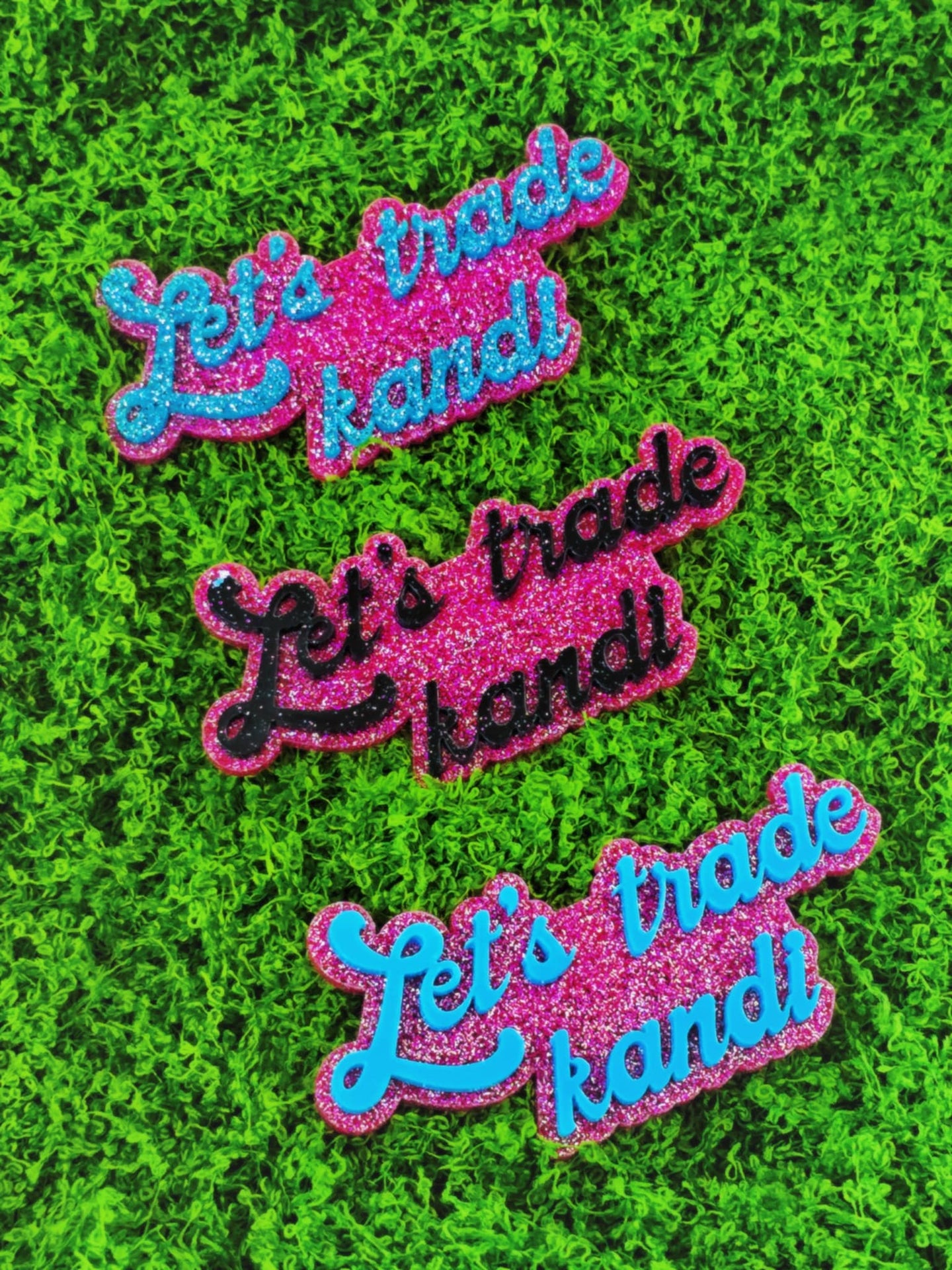 "Let's Trade Kandi" Hair Clip
