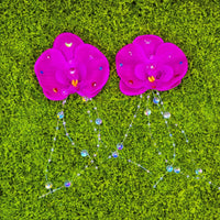 Orchid Hair Clip/Pin (Pair)