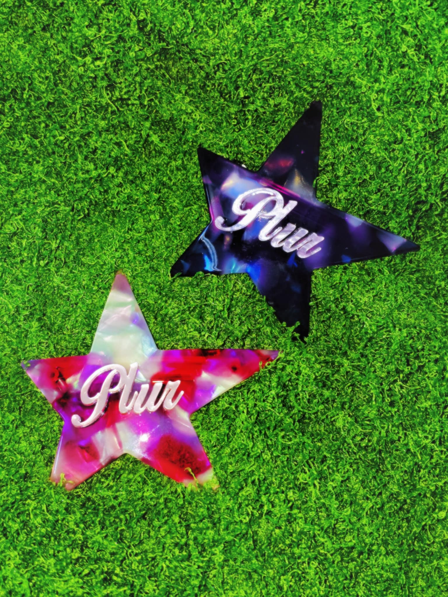 PLUR Hair Clips (Large & Small)