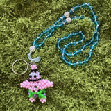 Small Kandi Keychain Necklace - Patrick S.Fish