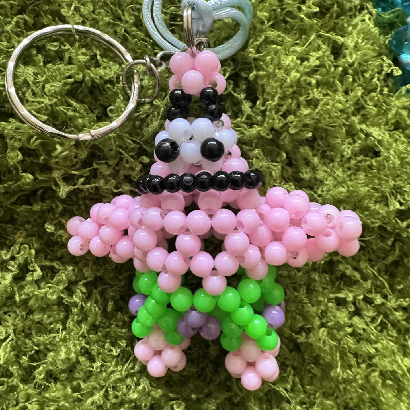 Small Kandi Keychain Necklace - Patrick S.Fish