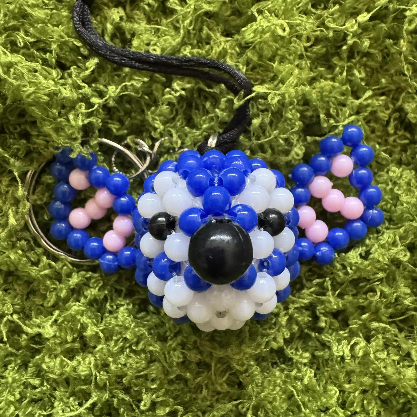 Small Kandi Keychain Necklace - Stitch