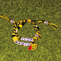 Double Braided Kandi Bracelet with Charms