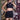 Black Mesh X Straps Workout Set