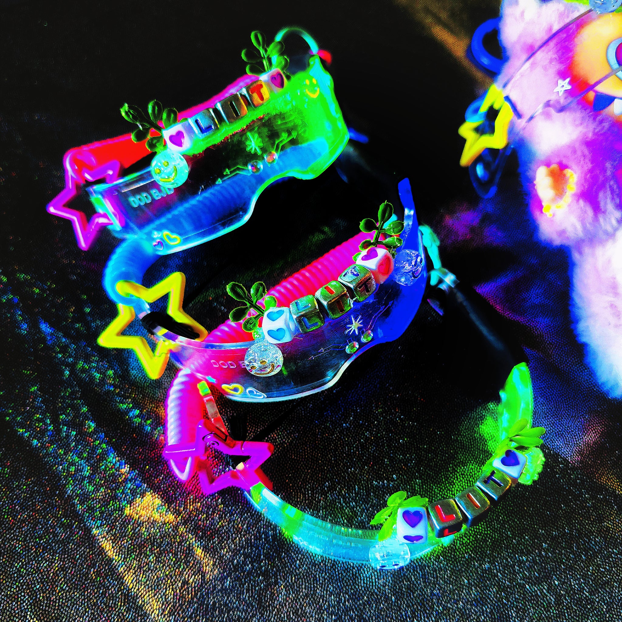 Litbibu LED rave glasses