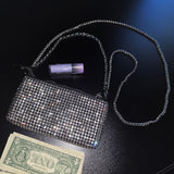 Rhinestones Chain Shoulder  Clutch Purse