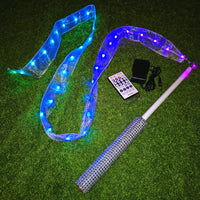 LED Rainbow Ribbon Flow Art