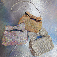 Multicolors Bow Rhinestones Money Bag