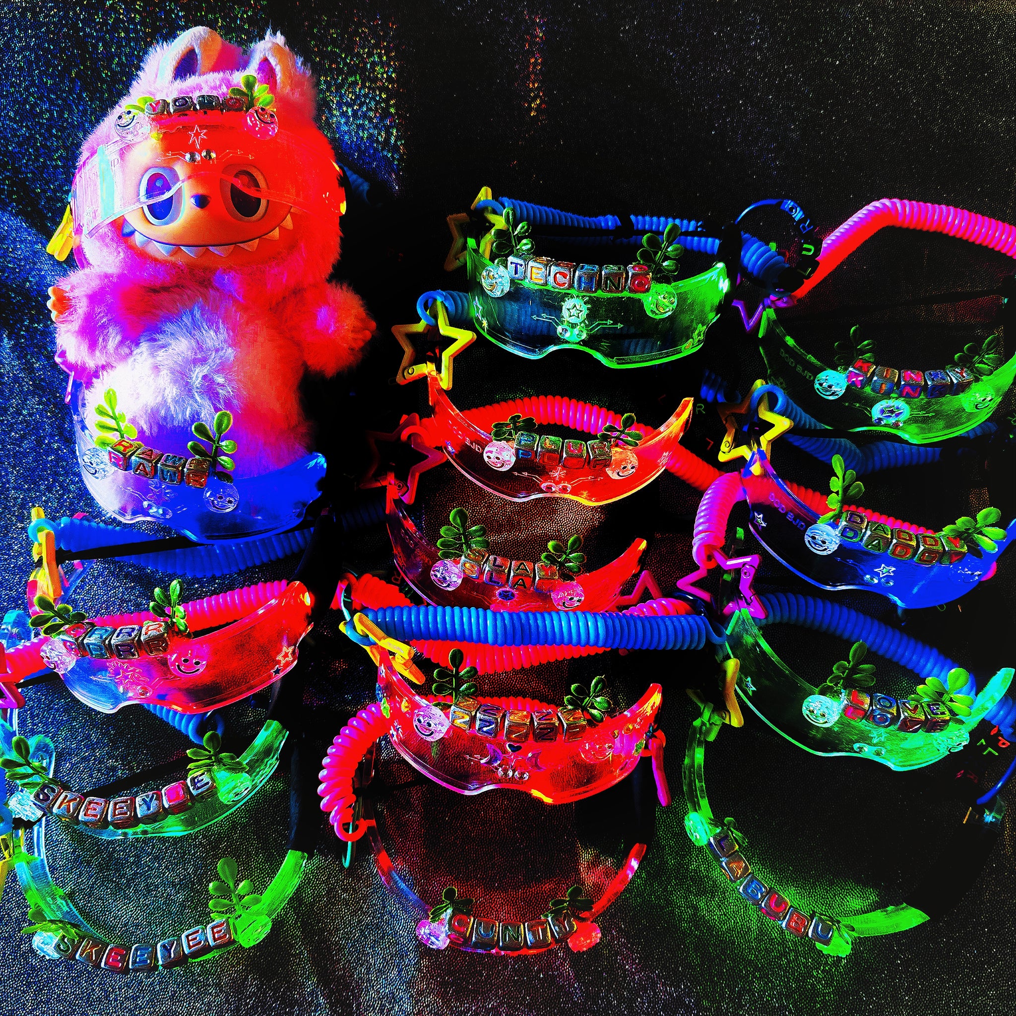 Litbibu LED rave glasses