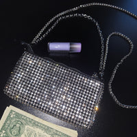 Rhinestones Chain Shoulder  Clutch Purse