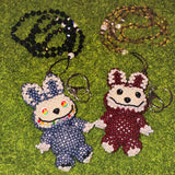 Litbibu Kandi Beaded Keychain Necklace