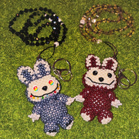 Litbibu Kandi Beaded Keychain Necklace