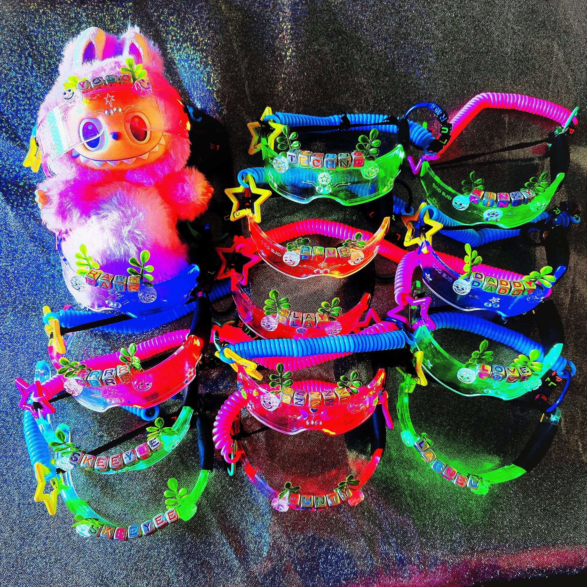 Litbibu LED rave glasses