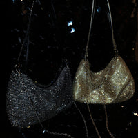 Chain Rhinestones Shoulder Money Bag