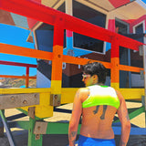 Multicolors Shoulder Top