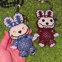 Litbibu Kandi Beaded Keychain Necklace