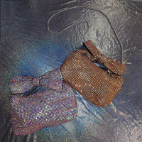 Multicolors Bow Rhinestones Money Bag