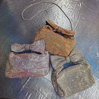 Multicolors Bow Rhinestones Money Bag