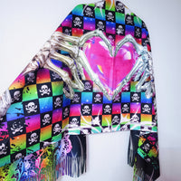 4eva Ra1nb0w L0v3 Fringed Pash