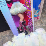 3 Colors Fluffy Tutu Mini Skirt