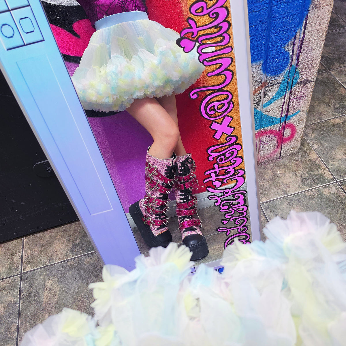 3 Colors Fluffy Tutu Mini Skirt