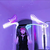 LED Rainbow Ribbon Flow Art