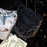 Long Straps Small Rhinestones Money Bag