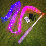 LED Rainbow Ribbon Flow Art