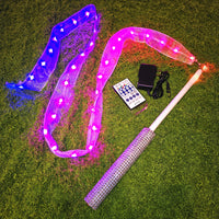 LED Rainbow Ribbon Flow Art