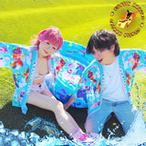 Disco Oranda Goldfish Baby Blue Kimono Jacket