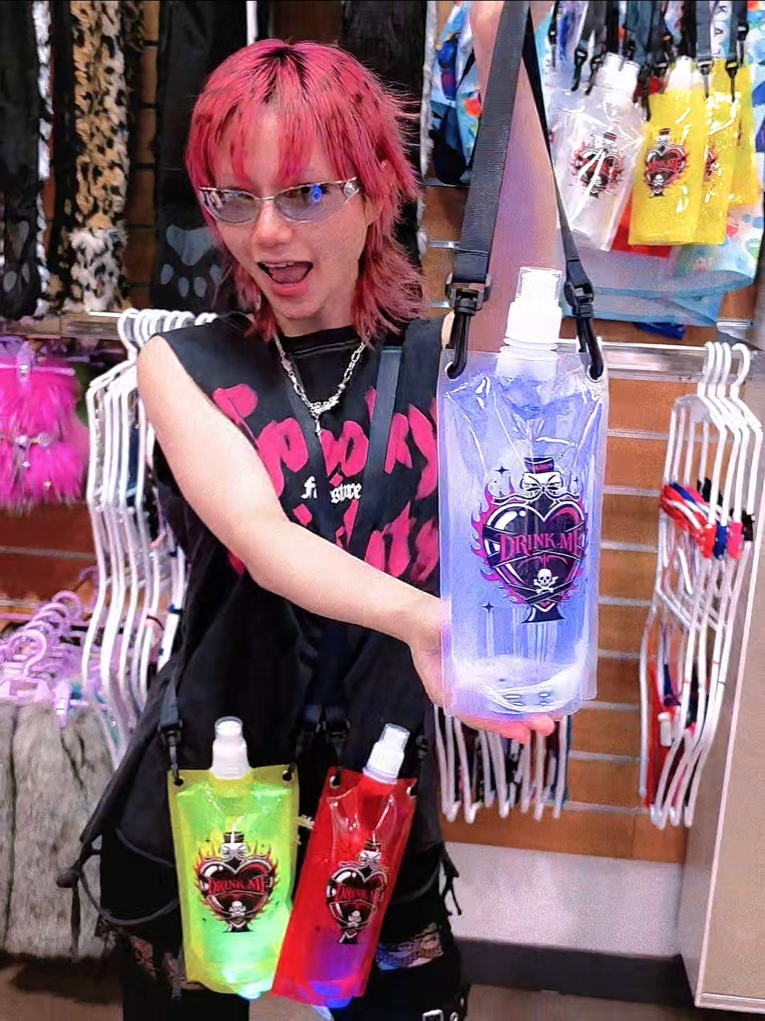 LED Crossbody Hydration Water Bag