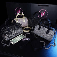 Boston Rhinestones Money Bag
