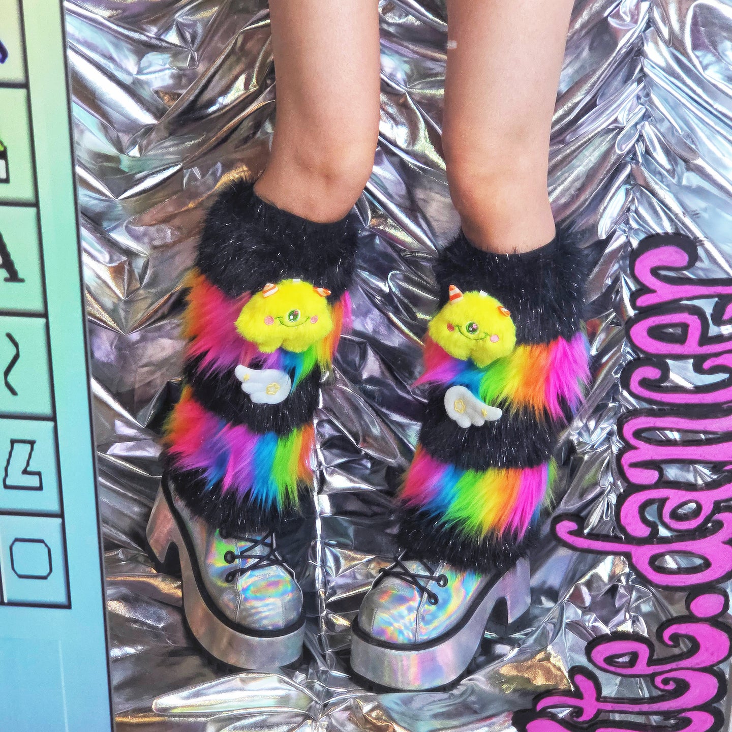 15+ Styles Multicolors Furry Leg Warmers