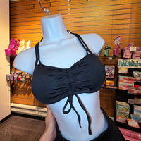 (SIZE S-XXL) Black Bows Workout Set