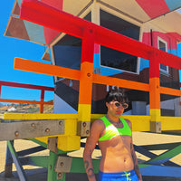 Multicolors Shoulder Top
