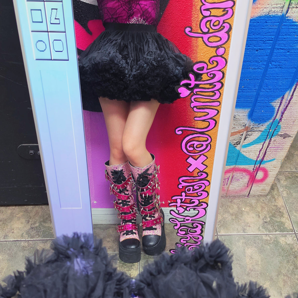 3 Colors Fluffy Tutu Mini Skirt
