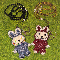 Litbibu Kandi Beaded Keychain Necklace