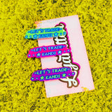 Mini *Let's Trade Kandi* Hair Clip Set Of 6