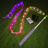 LED Rainbow Ribbon Flow Art