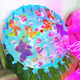 Disco Oranda Goldfish Fringed Parasol ( Comes With Carrying Bag )