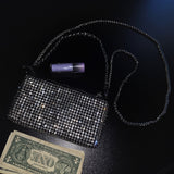 Rhinestones Chain Shoulder  Clutch Purse