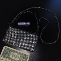 Rhinestones Chain Shoulder  Clutch Purse