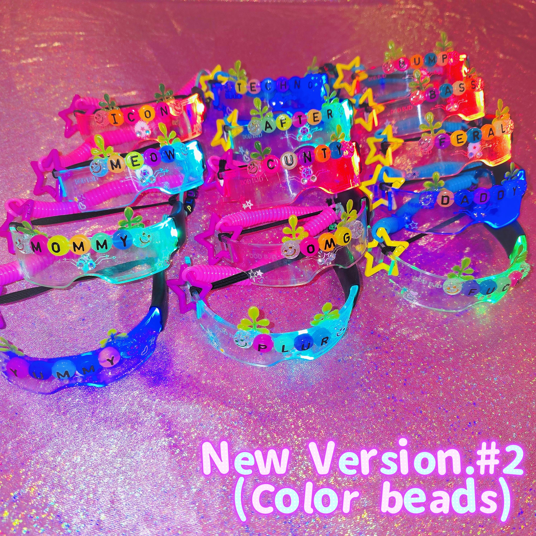 Litbibu LED rave glasses