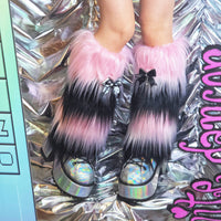 15+ Styles Multicolors Furry Leg Warmers