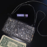 Rhinestones Chain Shoulder  Clutch Purse